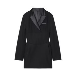 Coat set with diamonds suit style dress