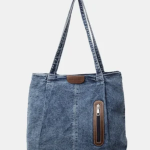 Medium Denim Tote Bag
