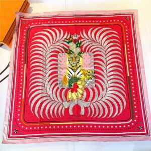 Animal patterned headscarf, student 90cm scarf