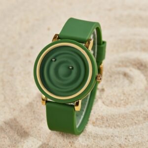 Silicone Watch Unisex Innovative Creative Trendy Floating Ball Watch