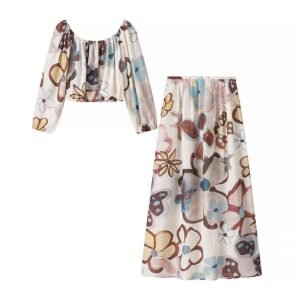 Fashion Style Printed Set Women's Fashion Outfit
