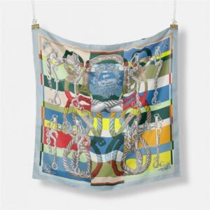 Tassel rope women's twill versatile decoration small square scarf small scarf silk scarf