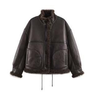 Double sided pilot jacket women's jacket